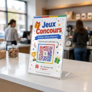 Porte affiche + Jeux Concours